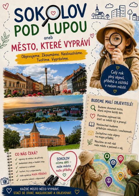 Plakát projektu Sokolov pod lupou